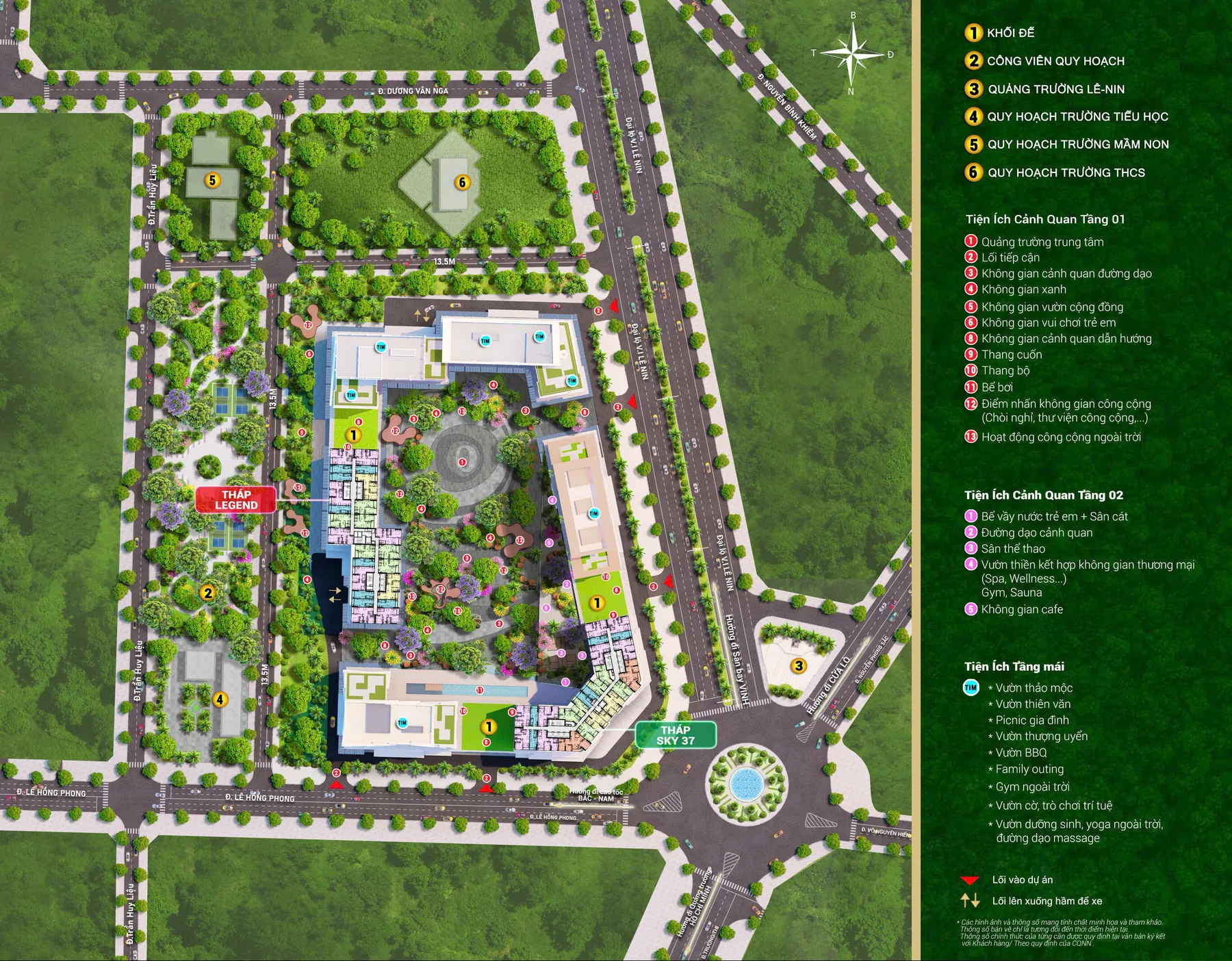 Mặt bằng tổng thể Sun Trường Vinh